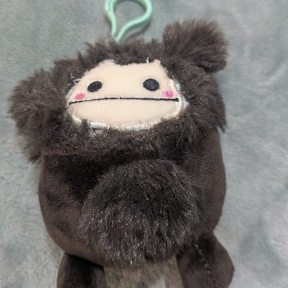 *CUSTOM MADE* black big foot squishmallow clip